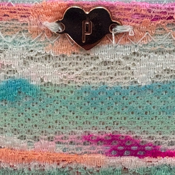 PINK Victoria’s Secret Multi Colored Laced Bralette - Picture 5 of 8